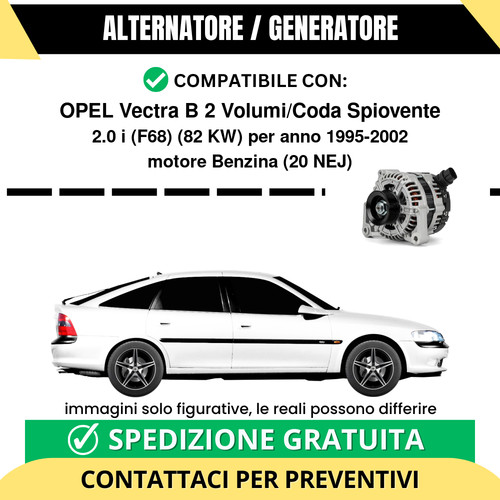 Alternatore opel vectra 2 - alternatore,