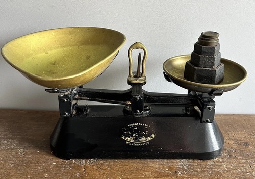 Antique balance scale - antique, henking