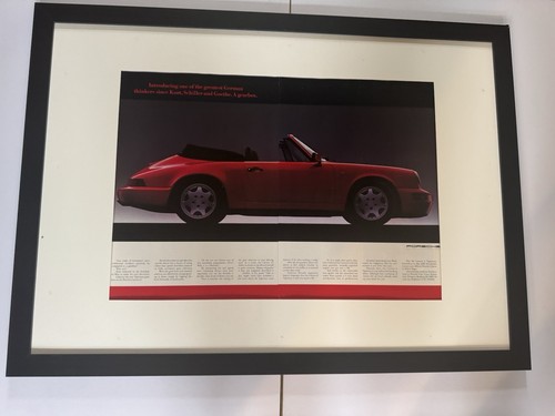 Original framed porsche 911 - original,