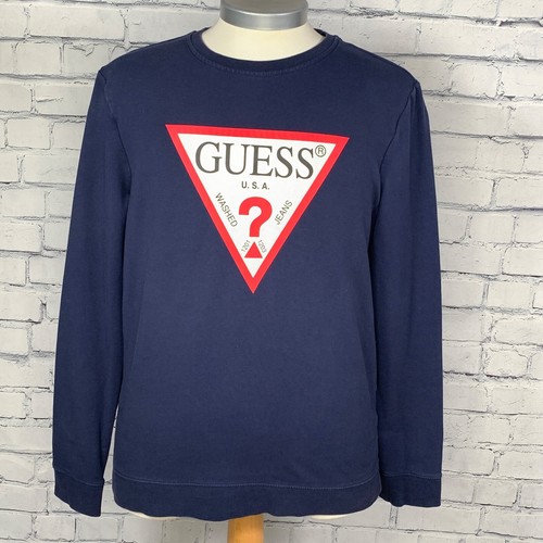 Felpa guess jeans usa unisex - guess,
