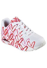 Skechers Street Uno Spread The Love Sneakers Donna Ragazza JGoldcrown Bianco