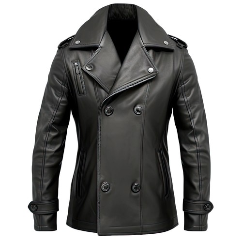 Cappotto giacca uomo pelle - , di