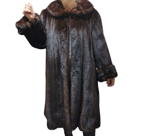 Pelliccia cappotto lungo - , di