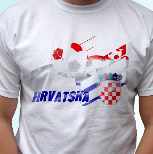 Shirt bianca bandiera calcio - bianca,