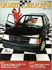 QUATTRORUOTE 303 01 1981 - ALFA ROMEO GIULIETTA 1.8  BMW 318 I  OPEL KADETT