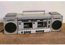 UNISEF Z-2000 DUAL DECK - Vintage RADIO CASSETTE RECORDER  BOOMBOX ✅FM/LW/MW