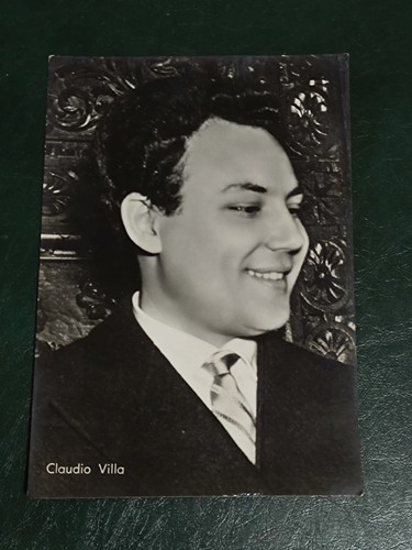 Cartolina claudio villa - claudio,