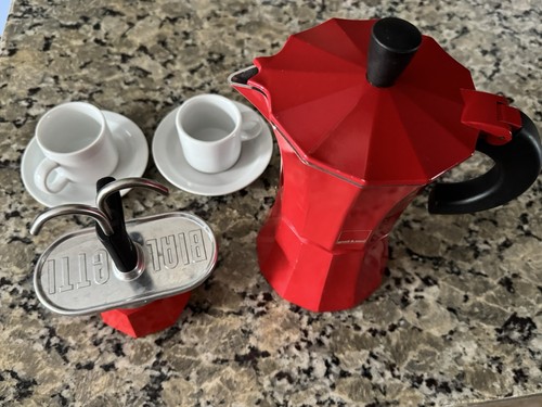 Moka pot rosso - pot, gnali