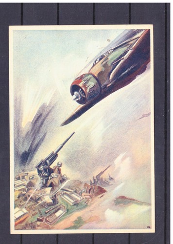 Cartolina visioni guerra - cartolina,