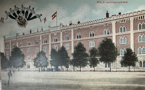 Cartolina pola marinekaserne - cartolina,