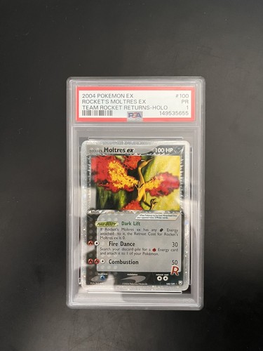 Rocket moltres 100 109 - ex, 100/109