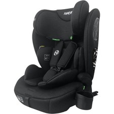 Seggiolino Auto Isofix NANIA Milano Gruppo 1/2/3 I-Size Riduttore Nero 76-150cm