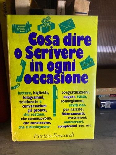 Cosa dire scrivere - in, ogni