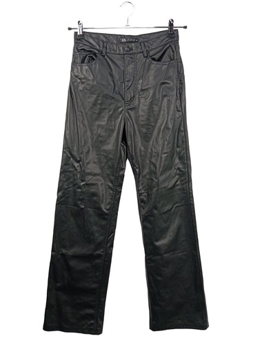 Zara pantaloni ecopelle - zara,