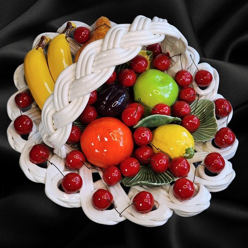 Capodimonte frutta ceramica - capodimonte,