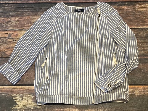 Joh top righe blu bianco - blu, e