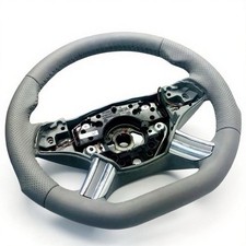 Abgeflacht Grau Lenkrad für
