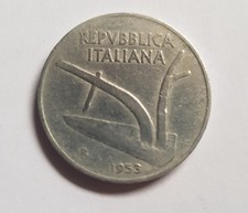 Moneta da 10 Lire del 1953