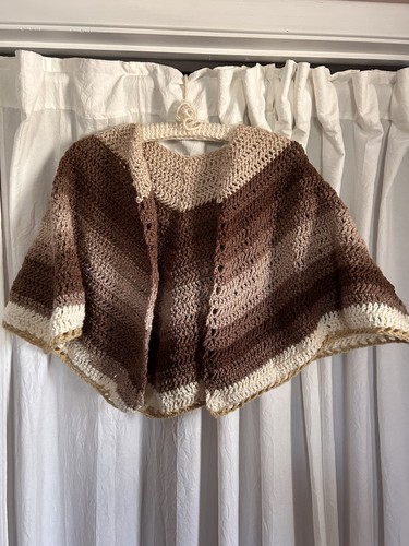 Mantello poncho vintage - vintage, fatto