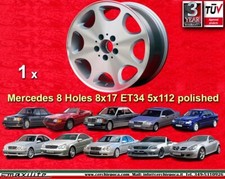 Cerchio mercedes 8x17 5x112 - cerchio,