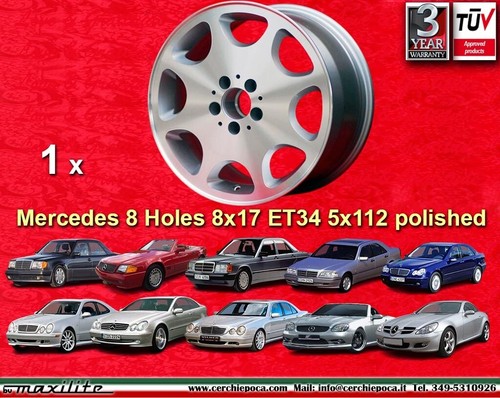 Cerchio mercedes 8x17 - 1, 5x112