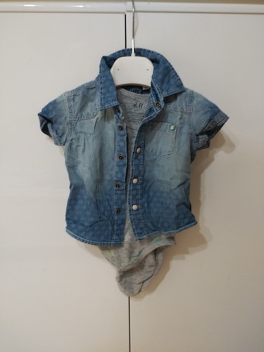 Camicia jeans bimbo - camicia, neonato