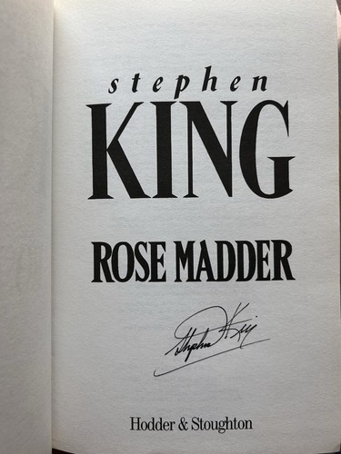 Stephen king rose madder - rose,