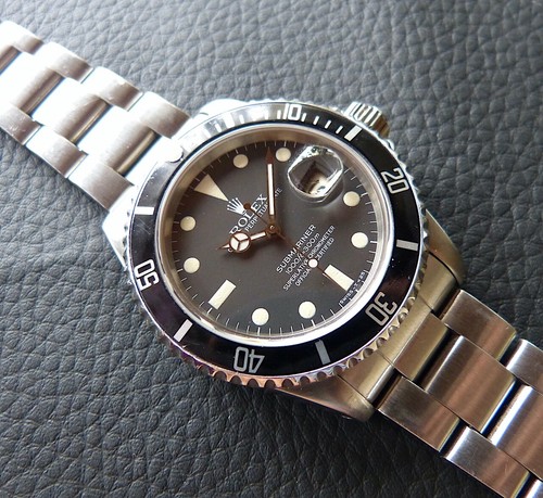 Rolex submariner 16800 matte - rolex,