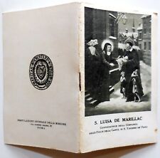 COLLEZIONISMO LIBRETTI RELIGIOSI CHIESA S. LUISA DE MARILLAC 1934