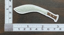 Coltello machete ricamato ferro su toppa