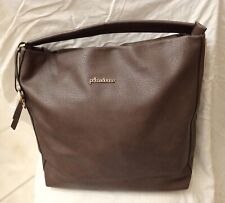 BORSA A SPALLA PRIMADONNA ECOPELLE MARRONE (COME NUOVA)