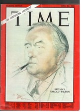 HAROLD WILSON BRITAIN disegno