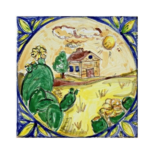 Maiolica cotto antico - cotto, dipinta