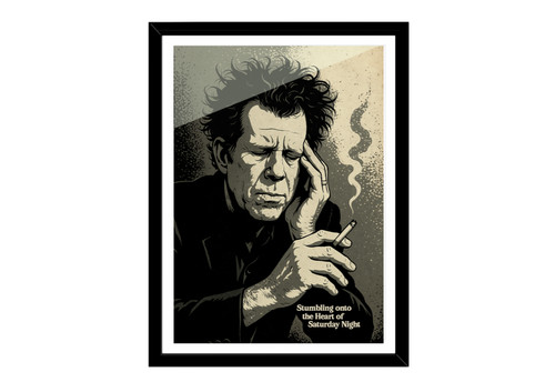 Tom waits music art print - tom,
