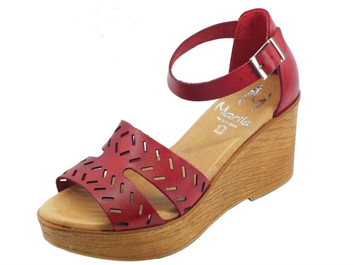Marila 1724 rosso sandali - 1724,