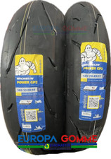 COPPIA 120/70 ZR17+ 190/55 ZR17 MICHELIN POWER GP2 GOMME MOTO SPORT DOT25/24 NUO