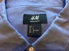 Camicia Uomo H&M Cotone