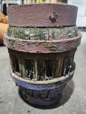 Antico mozzo ruota carro legno