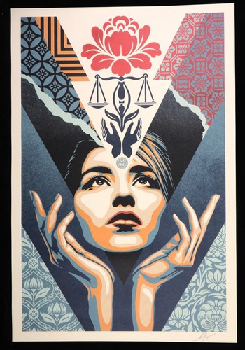 Shepard fairey uplift justice - fairey,
