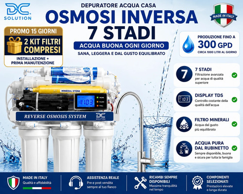 Depuratore acqua casalingo