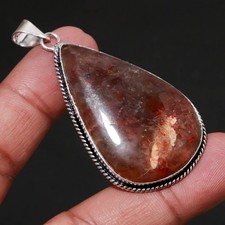 Ciondolo gioiello design etnico antico fatto a mano pietra del sole 2,40"...