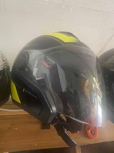 Casco moto jet - casco, visiera