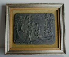 SCULTURA BASSORILIEVO IN BRONZO ORIGINALE OPERA DEL MAESTRO GRILLO 