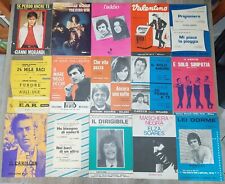 Lotto di 56 Spartiti Musicali - Morandi Nada Little Tony Antoine - anni '40/'60