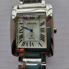 Orologio Emerson quarzo quadrante rettangolare