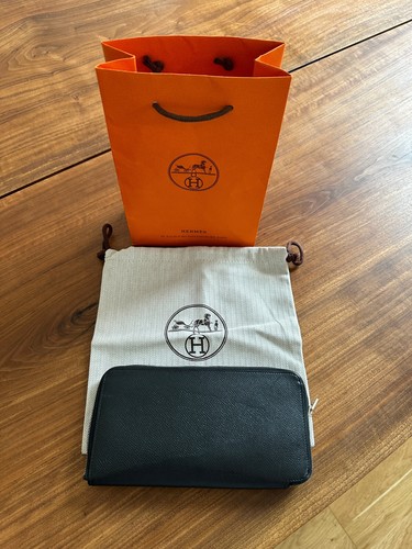 Hermes black wallet azap - wallet,