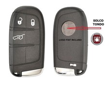 chiave guscio scocca cover telecomando cover per fiat 500x keyless 3 tasti logo