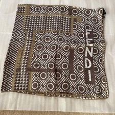 FENDI 100% silk 84cm with tag