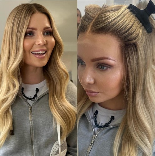 Parrucca capelli umani ombre - parrucca,