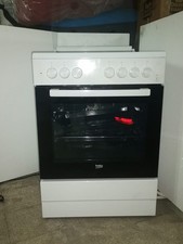 Beko Cucina a Gas con Forno Elettrico 4 Fuochi 60x60 cm Inox e Nero FBE62120XD